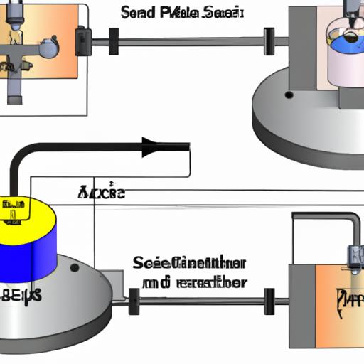 Một biểu đồ minh họa cấu tạo bên trong của solenoid valve.