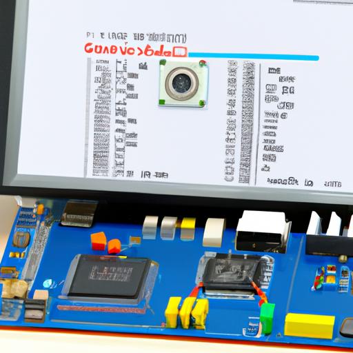 Bo mạch phát triển STM32 được kết nối với máy tính