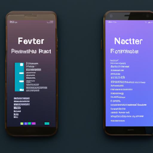So sánh giữa ứng dụng di động được xây dựng bằng Flutter và React Native.