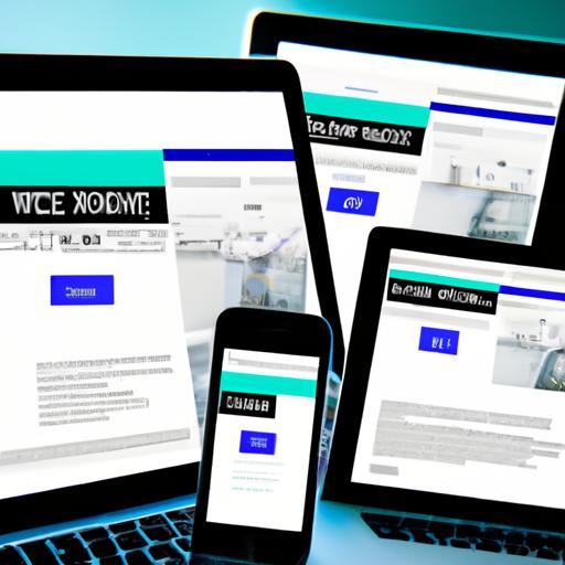 Trang web với thiết kế responsive hiển thị trên nhiều thiết bị khác nhau