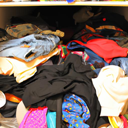 Tủ quần áo đầy đồ và đồ dùng khác lộn xộn và bừa bộn. #hoarding #tamsu #tudo